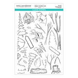 Spellbinders Into the Wild Clear Stamp Set by Josh Griffiths Studio