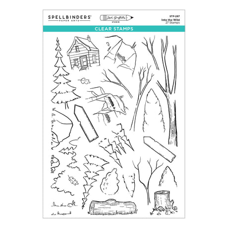 Spellbinders Into the Wild Clear Stamp Set by Josh Griffiths Studio