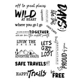 Spellbinders Words for the Wild Clear Stamp Set by Josh Griffiths Studio