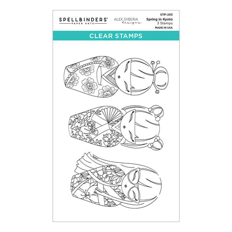 Spellbinders Spring in Kyoto Clear Stamp Set by Alex Syberia