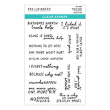 Spellbinders Snack Goals Clear Stamp Set