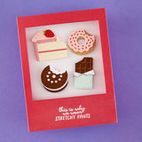 Spellbinders Snack Goals Clear Stamp Set