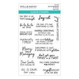 Spellbinders Joy-ish Sentiments Clear Stamp Set