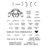 Spellbinders Ultimate Action Clear Stamp Set
