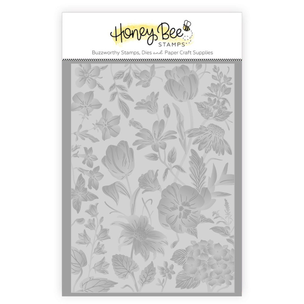 Honey Bee Stamps Sandie's Garden - 3D Embossing Folder