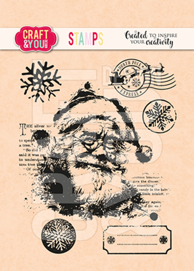 Craft & You Design Santa Claus Stamps (CS054)