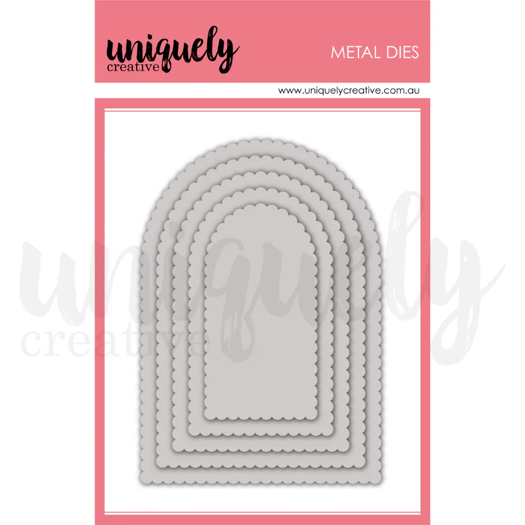 Uniquely Creative Scalloped Arches Die