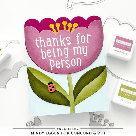 Concord & 9th Scalloped Petals Stamp Set (4 x 8) / Die Bundle