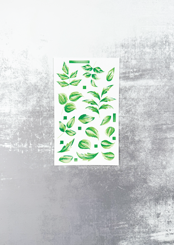 The Ton Stamps Bountiful Leaves Layering Stencils