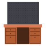 Honey Bee Stamps Lovely Layers: Pegboard and Desk - Honey Cuts