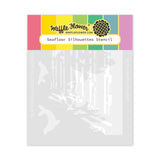 Waffle Flower Seafloor Silhouettes Stencil (422453)