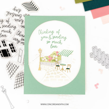 Concord & 9th Seaside Stencil Pack (4 qty; 4.75 x 6)