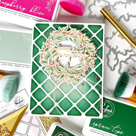 Pinkfresh Studio Celestial Quilt coverplate die