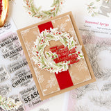 Pinkfresh Studio Treasured Greetings press plate