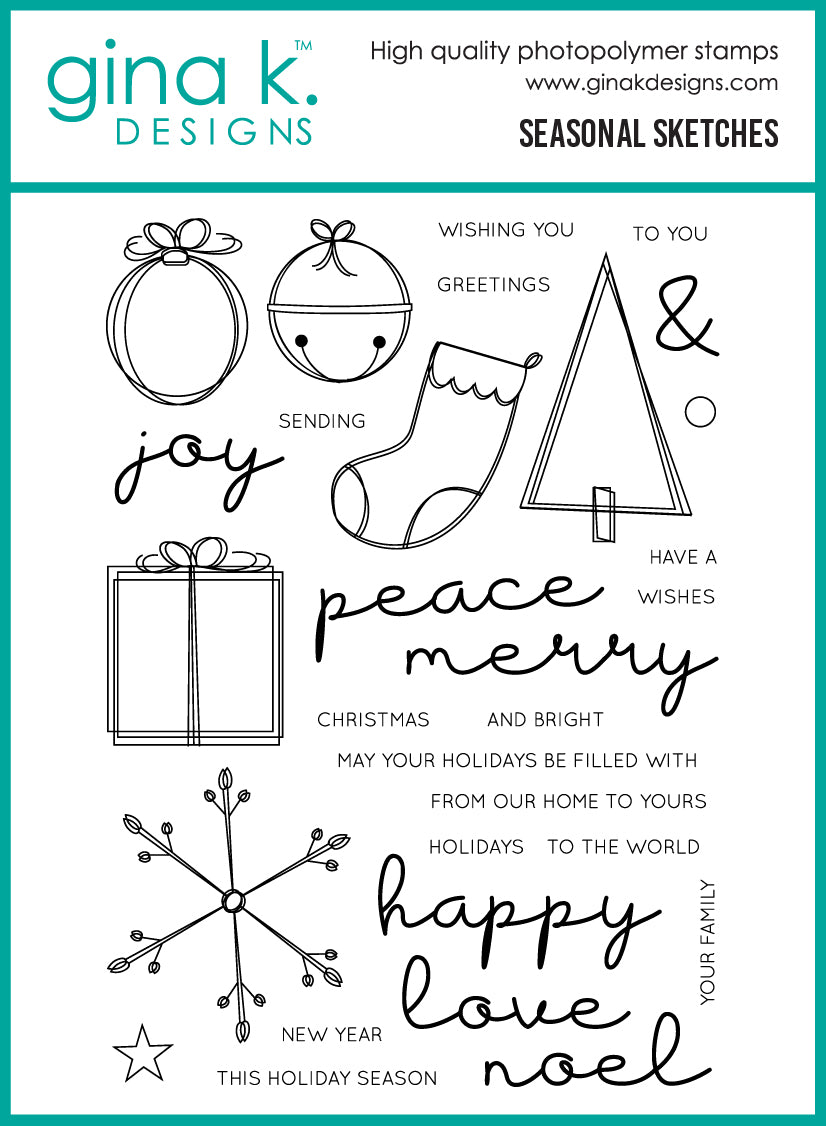 Gina K Design Bundle - Seasonal Sketches