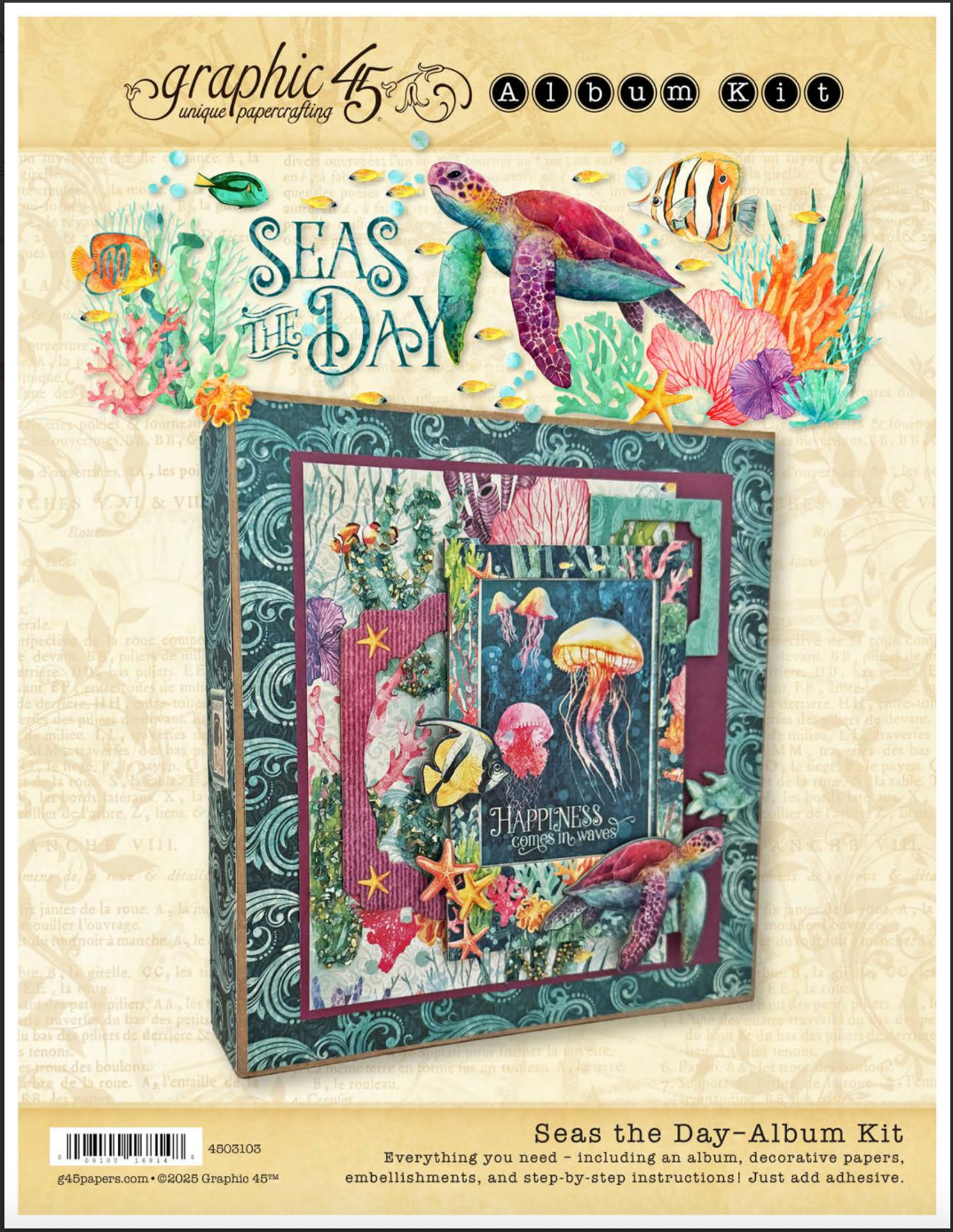 Graphic 45 Seas the Day Album Kit