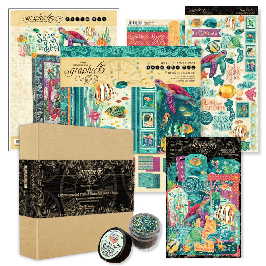 Graphic 45 Seas the Day Album Kit