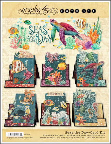 Graphic 45 Seas the Day Card Kit