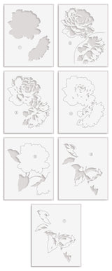 Altenew Stencil Art: Majestic Roses Layering Stencil Set