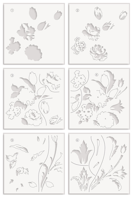 Altenew Build-A-Garden: Flourished Flora & Add-On Die Bundle