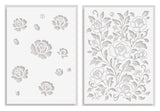 Altenew Chateau Blooms Stencil Set (2 in 1)