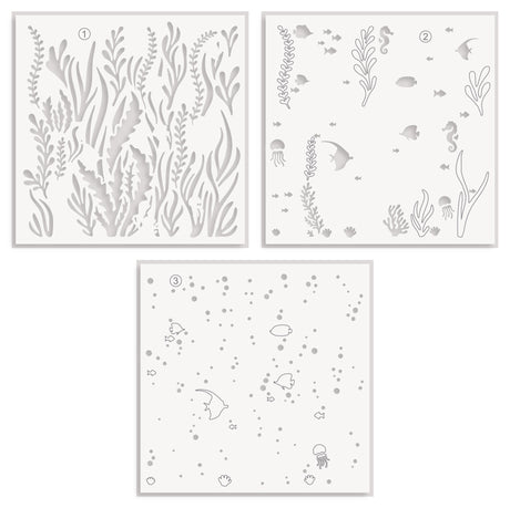 Altenew Undersea Jamboree Stencil Set (3 in 1)