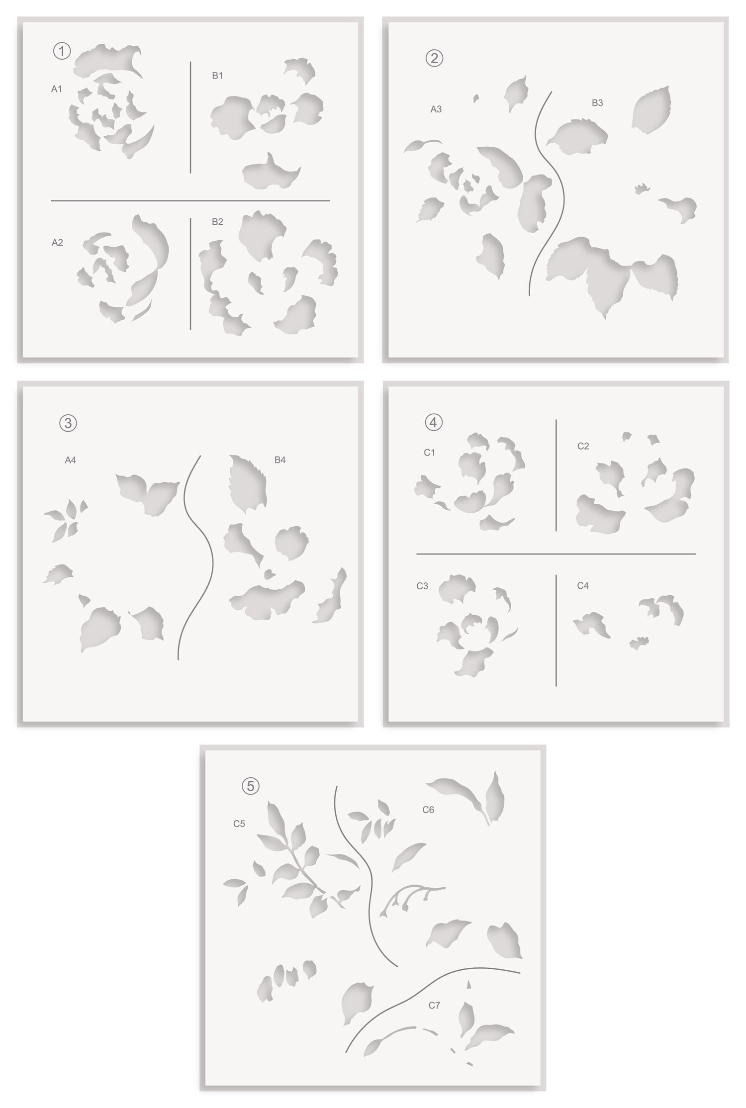 Altenew Build-A-Garden: Blossoming Trio & Add-on Die Bundle