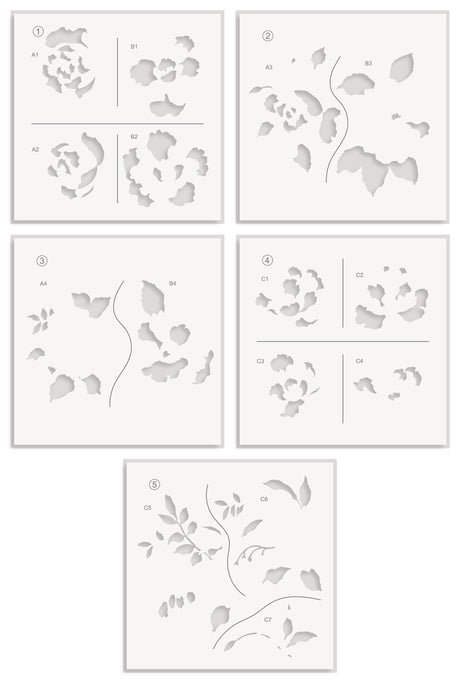 Altenew Build-A-Garden: Blossoming Trio & Add-on Die Bundle