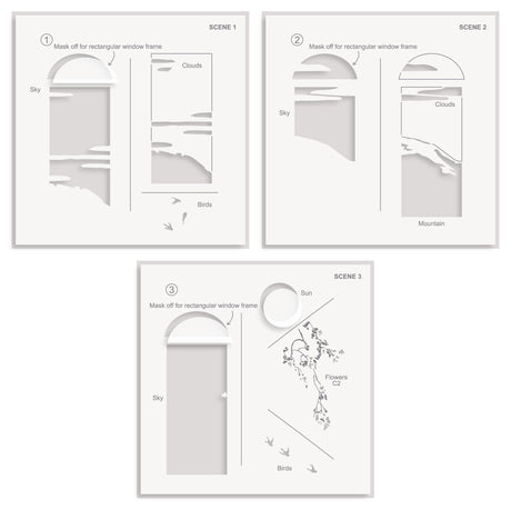 Altenew Craft Your Life Project Kit: Windows to Stillness