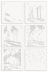 Altenew Stencil Art: Where Nature Meets Home Layering Stencil Set (6 in 1)