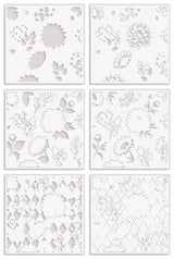 Altenew Stencil Art: Botanical Argyle & Add-on Die Bundle