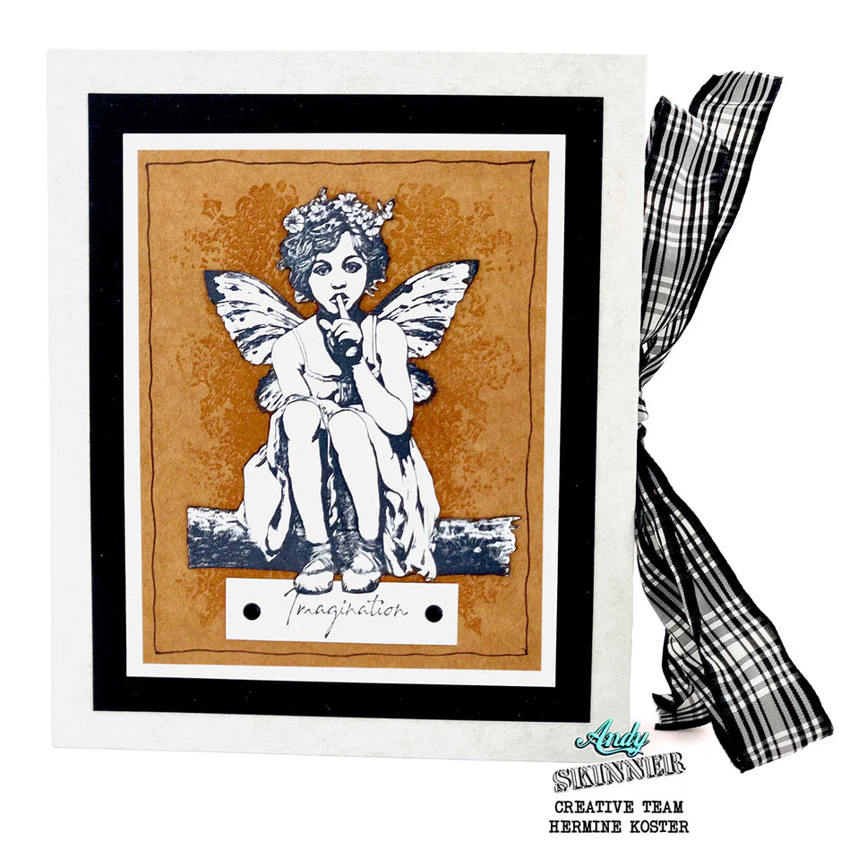Katy Sue Designs Andy Skinner Secret Pre Cut Rubber Stamp Set – Andy Skinner