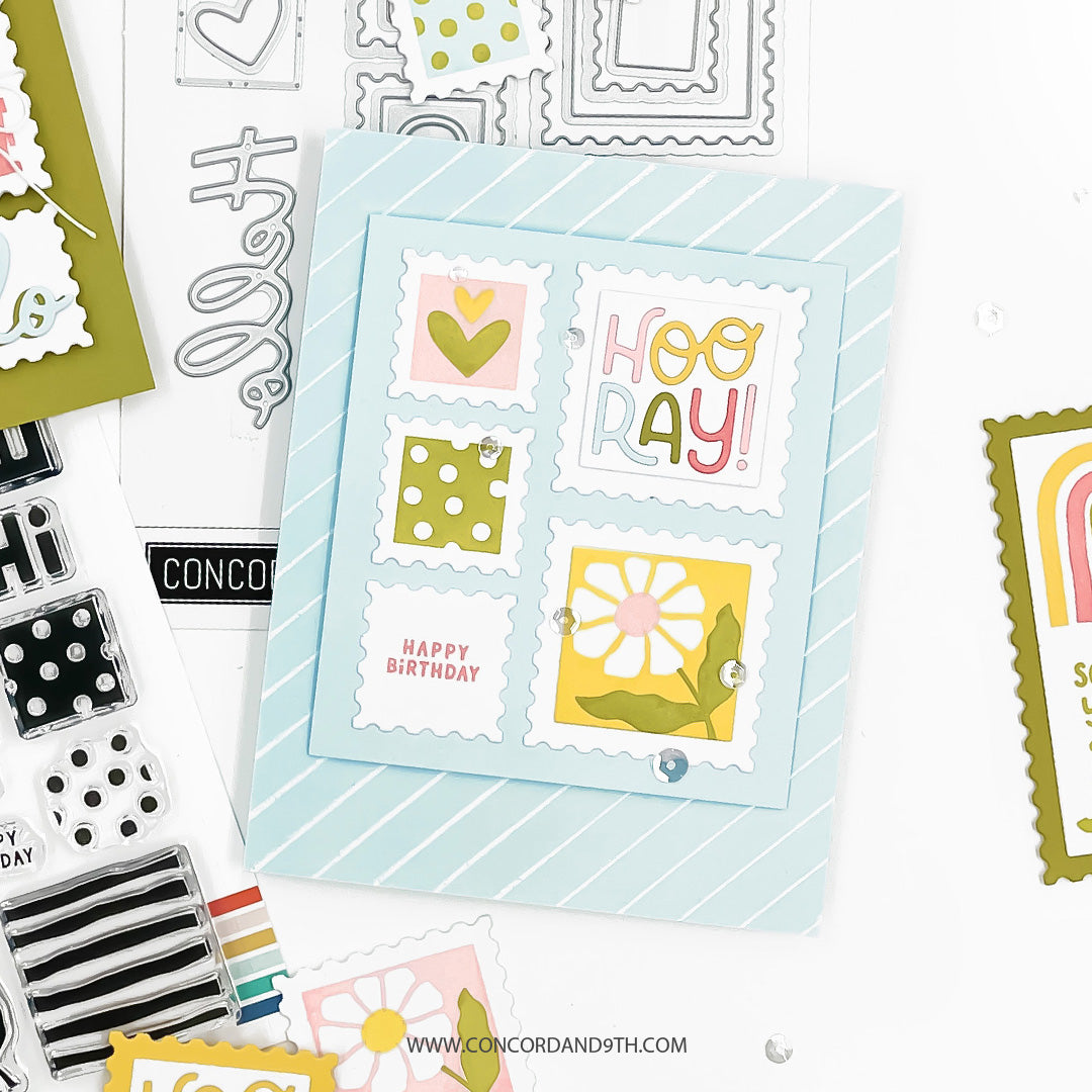 Concord & 9th Sending Joy Stamp Set / die Bundle