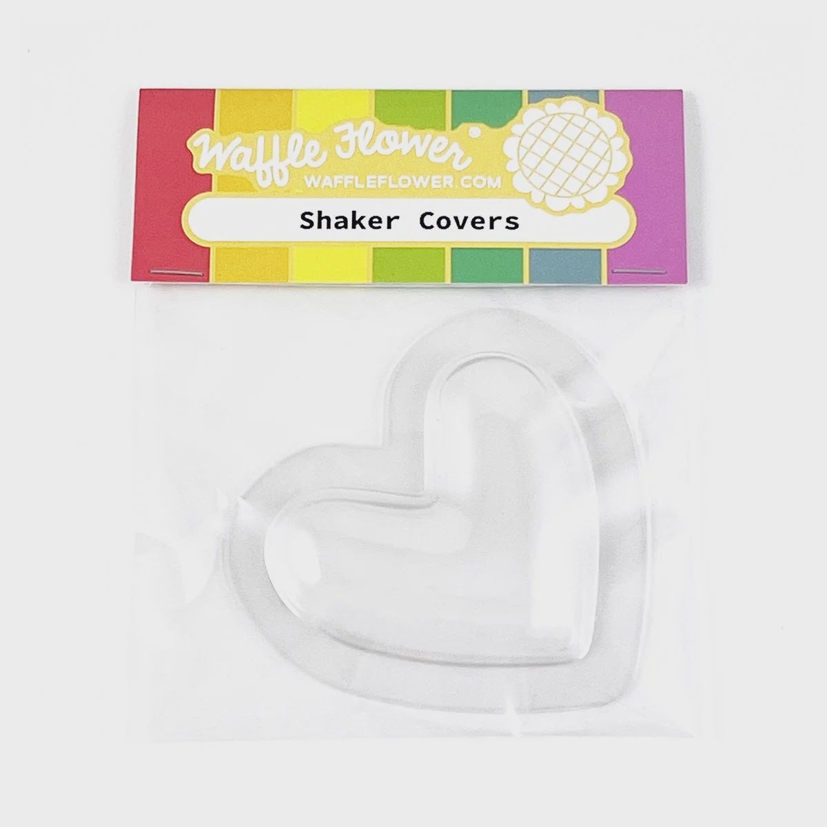 Waffle Flower Craft Shaker Cover - Puffy Heart