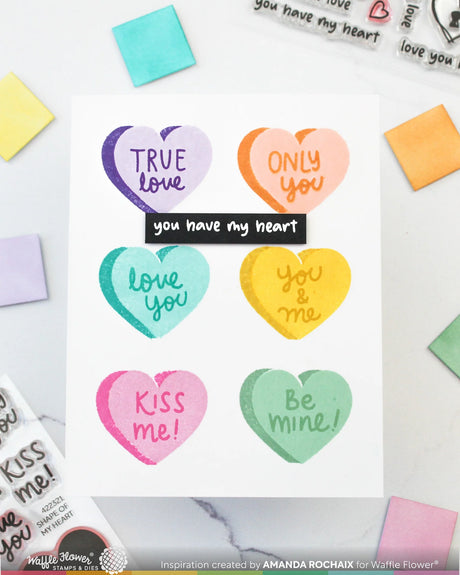 Waffle Flower Craft Shape of My Heart Combo