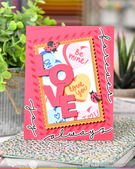 Waffle Flower Craft Shape of My Heart Combo