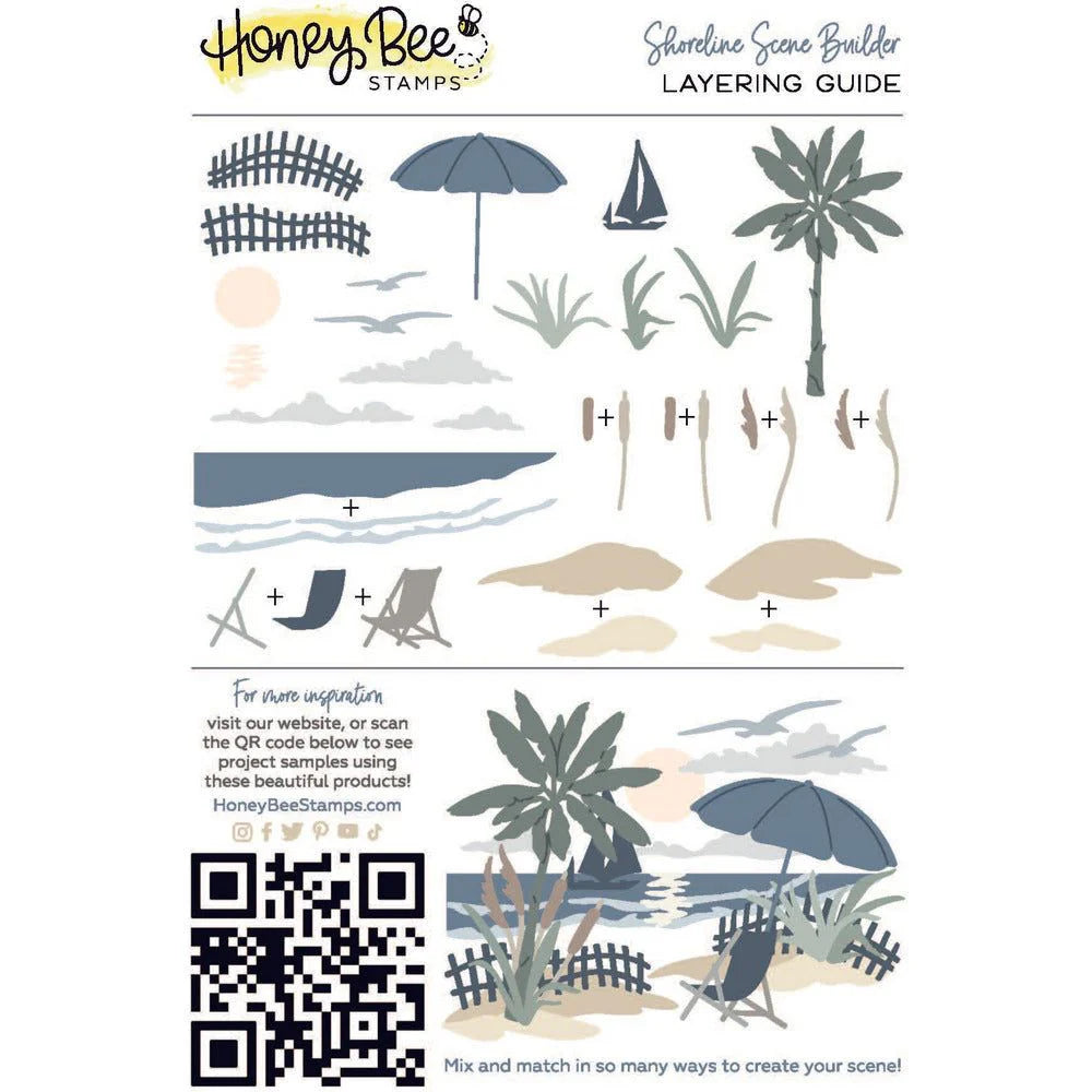 Honey Bee Shoreline Scene Builder - Honey Cuts