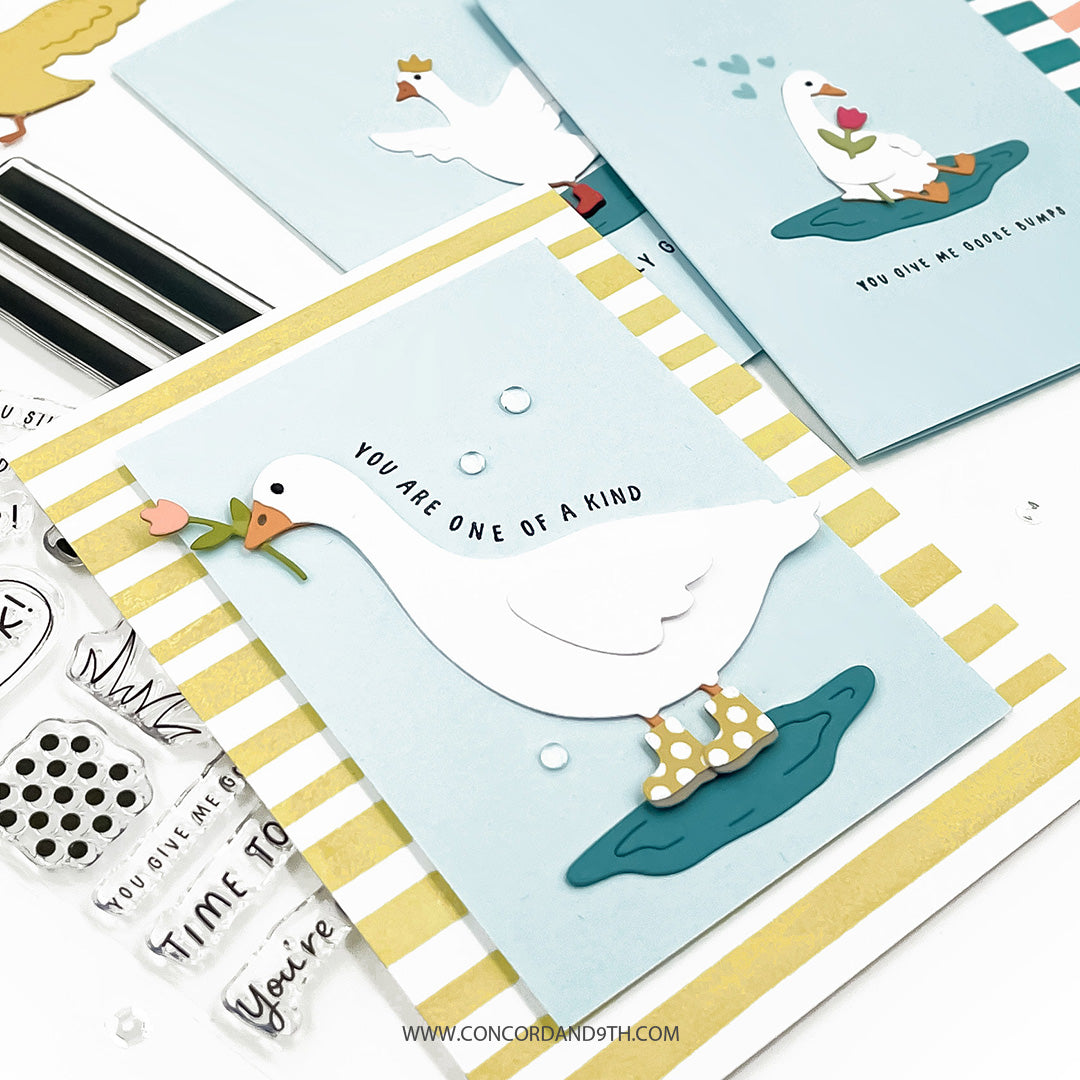 Concord & 9th Silly Goose Stamp Set (4 x 6) / Die Bundle