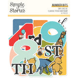 Simple Stories Say Cheese Classic Pooh Birthday - Number Bits & Pieces