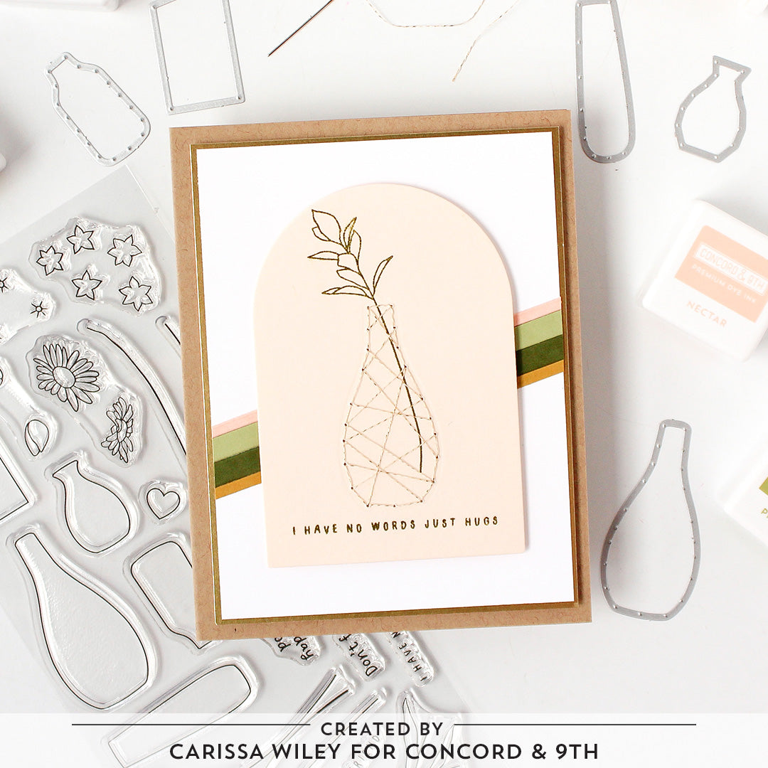 Concord & 9th Simple Stems Stamp Set (4" x 8) & Die Bundle