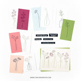 Concord & 9th Simple Stems Stamp Set (4" x 8) & Die Bundle