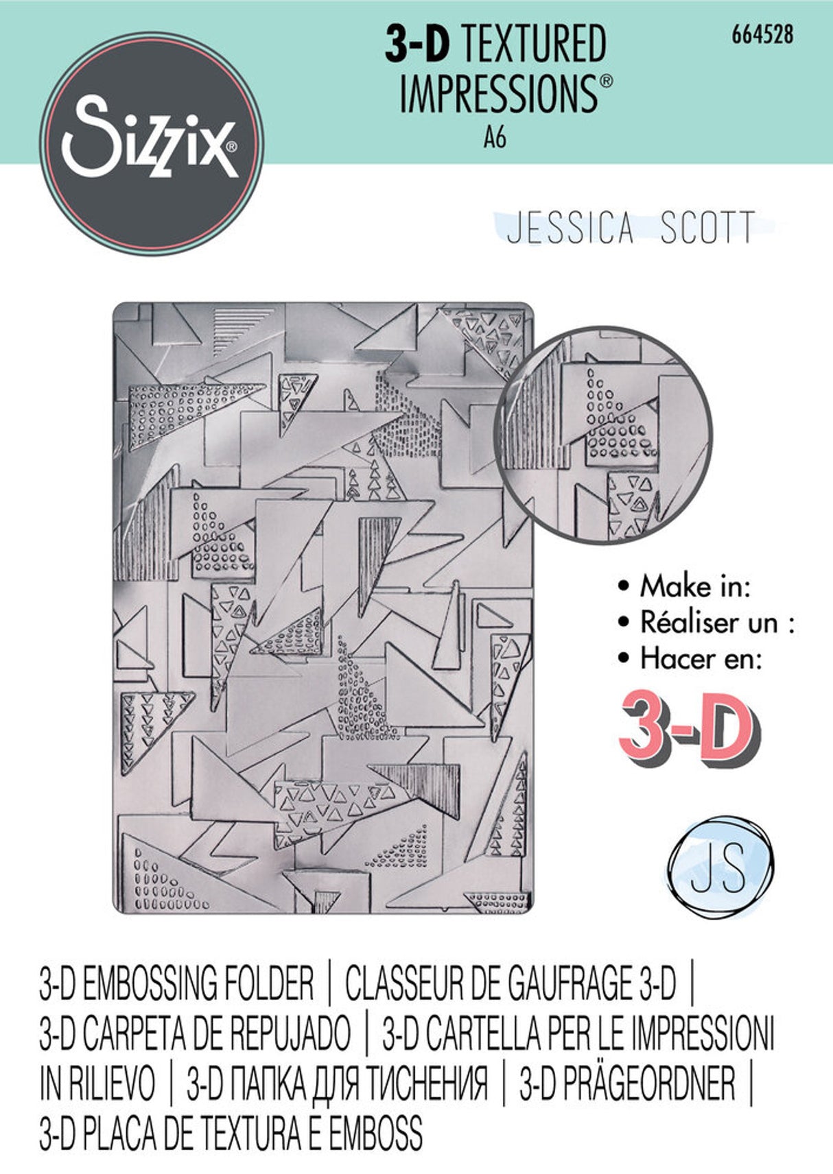 3D Textured Impressions by Jessica Scott Doodle Triangles (664528)