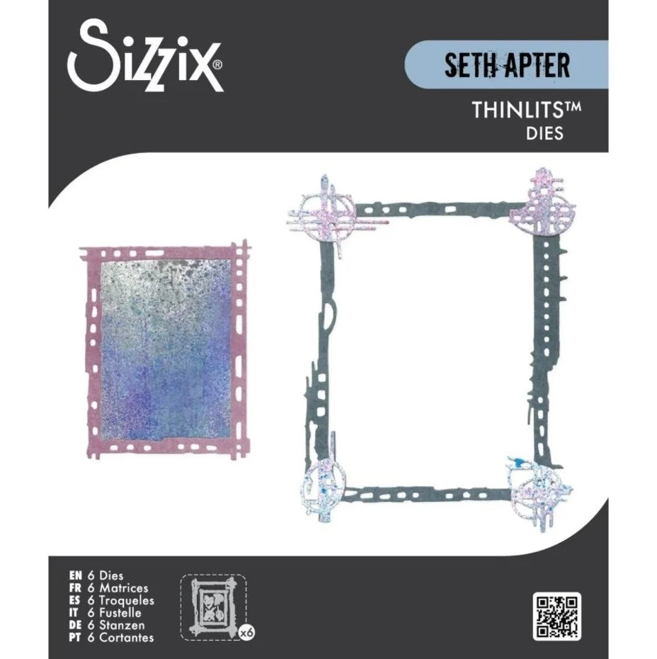 Sizzix Thinlits Die Set Framed (6pcs) by Seth Apter - 667233