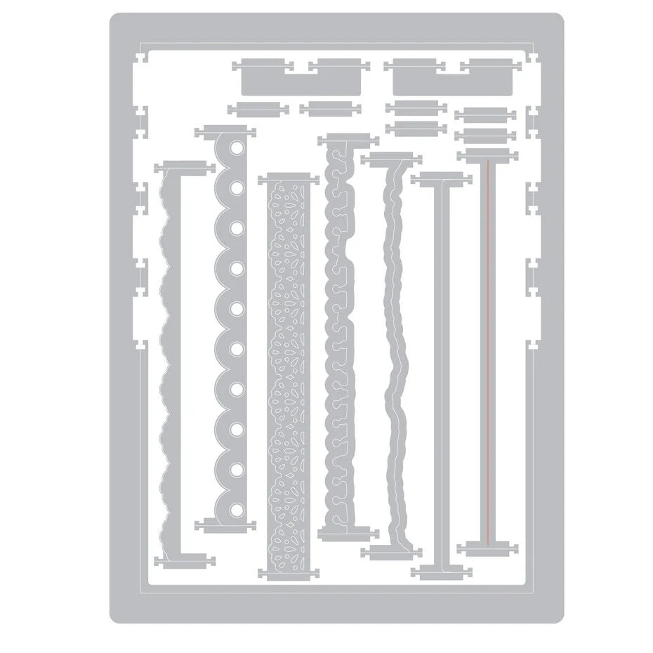 Sizzix Thinlits Die by 49 and Market Snap and Swap Journal Set (16pcs) (667062)