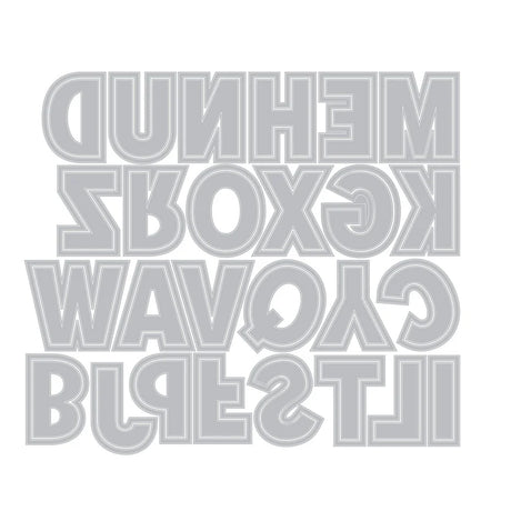 Sizzix Thinlits Die by 49 and Market This or That 2 Inch Alphabet (52pcs) (666951)