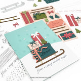 Concord & 9th Sleigh Full of Cheer Stamp and Die Bundle