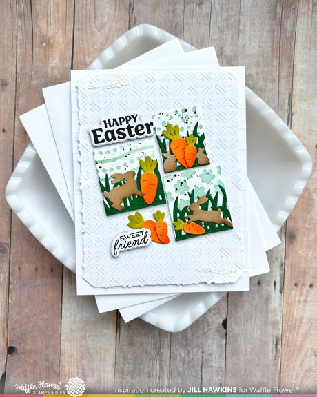 Waffle Flower Craft Small Patterns Stencil