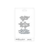 Concord & 9th KW Small Script Greetings Dies