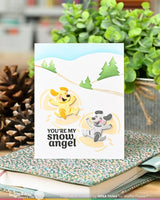 Waffle Flower Crafts Snow Angel Sentiments Combo