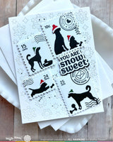 Waffle Flower Crafts Snowflake Background Die